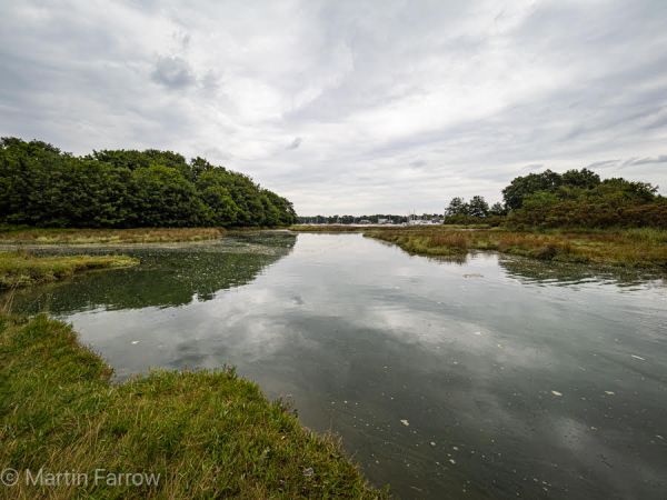 Hamble common water and sky
